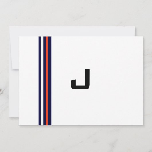 Bar Mitzvah Einladung Sport (Rückseite)