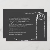 Bar Mitzvah Einladung Torah Rolle-hebräisches (Vorne/Hinten)