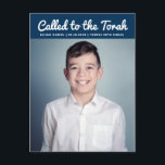 Bar Mitzvah Einladung zu einem einfachen Foto<br><div class="desc">Design besteht aus sans serif Typografie und spielerisch kursiven Schrift Typografie auf einem einfachen Hintergrund. Fügen Sie ein benutzerdefiniertes horizontales Foto hinzu.

Abrufbar unter:http://www.zazzle.com/store/selectpartysupplies</div>