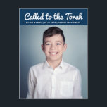 Bar Mitzvah Einladung zu einem einfachen Foto<br><div class="desc">Design besteht aus sans serif Typografie und spielerisch kursiven Schrift Typografie auf einem einfachen Hintergrund. Fügen Sie ein benutzerdefiniertes horizontales Foto hinzu.

Abrufbar unter:http://www.zazzle.com/store/selectpartysupplies</div>