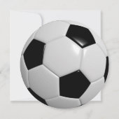 Bar Mitzvah - Einladung zum Fußballball-Ball (Rückseite)