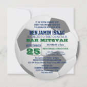 Bar Mitzvah - Einladung zum Fußballball-Ball (Vorderseite)