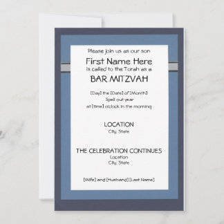 Bar Mitzvah Einladungen