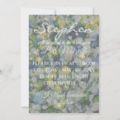 Bar Mitzvah Farbtöne Einladung (Vorderseite)