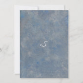 Bar Mitzvah Farbtöne Einladung (Rückseite)