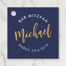 BAR MITZVAH favorisiert moderne Marineboldkalligra