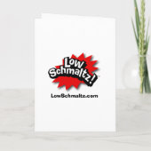 Bar Mitzvah Filmstar-gefaltete Einladung (Rückseite)