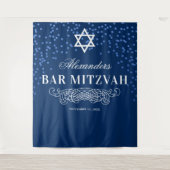 Bar Mitzvah Foto Hintergrund Wandteppich (Vorderseite)