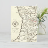 Bar Mitzvah für einen Jungen namens Benjamin Einladung (Stehend Vorderseite)