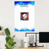 Bar Mitzvah, Geometrisch, Foto, Vorstandsanmeldung Poster (Heimbüro)