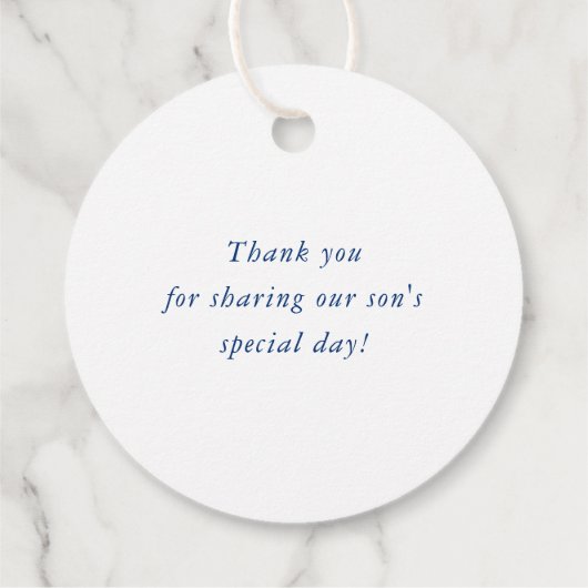 BAR MITZVAH GESCHENKANHÄNGER (Rückseite)