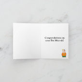 Bar Mitzvah Grußkarte - Jüdischer Junge Karte (Innenseite)