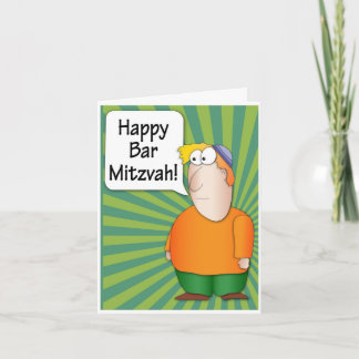 Bar Mitzvah Grußkarte - Jüdischer Junge Karte