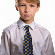 Bar Mitzvah Imitate Gold Navy Blue Boy Star von Da