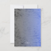 Bar Mitzvah Industrial Grunge UAWG RSVP Karte (Rückseite)