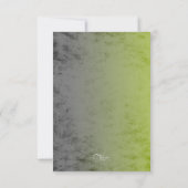 Bar Mitzvah Industrial Grunge UAWG RSVP Karte (Rückseite)