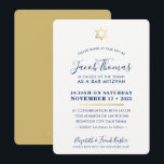 BAR MITZVAH INVITE Moderne Goldmedaille Blau Einladung<br><div class="desc">von kat massard >>> kat@simplysweetPAPERIE.com << - - - - - - - - - - - - - - - - - - - - - - - - - - - - - - - - - - - - - - - - - - - - -...</div>