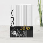 Bar Mitzvah Karte<br><div class="desc">Wünschen Sie dem neuen jungen Mann einen Mazel Tov mit Klasse. Diese Karte ist ein Muss für diesen besondere Anlass.</div>