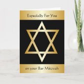 Bar Mitzvah Karte (Vorderseite)
