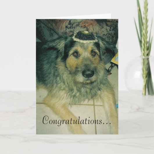 Bar Mitzvah Karte (Vorderseite)