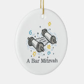 Bar Mitzvah Keramikornament (Rechts)