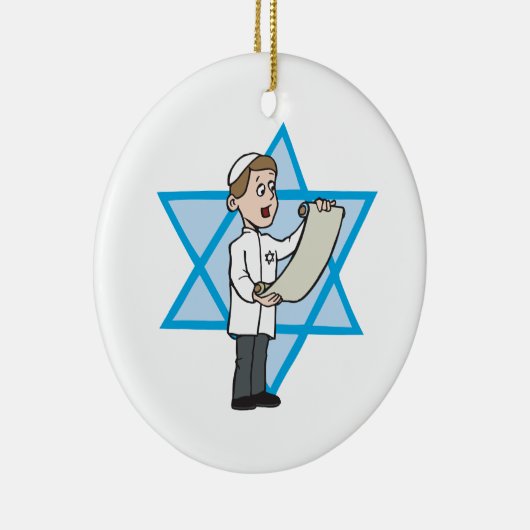 Bar Mitzvah Keramikornament (Rechts)