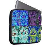 Bar Mitzvah "Laptop-Hülsen-Werbegeschenk": Hamsa Laptopschutzhülle (Vorne Rechts)