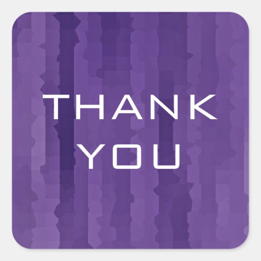 Bar Mitzvah Lila Techno Streaks Quadratischer Aufkleber (Vorderseite)