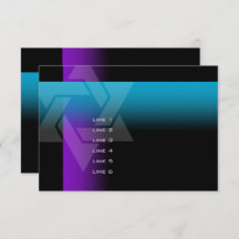 Bar Mitzvah Lila und Türkisch auf jeder Farbe