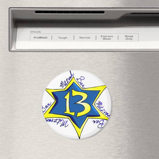 Bar MItzvah Magnet (In Situ (Geschirrspüler))