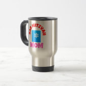 Bar Mitzvah Mama Kaffee Tasse (Vorderseite Links)