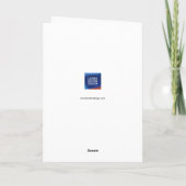 Bar Mitzvah Mazel Tov Grußkarte Karte (Rückseite)