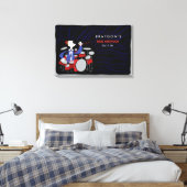 Bar Mitzvah Mitzvah Sign-In Board Leinwanddruck (Insitu (Schlafzimmer))