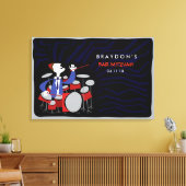 Bar Mitzvah Mitzvah Sign-In Board Leinwanddruck (Insitu (Wohnzimmer))