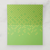 BAR MITZVAH modern gamer control navy neon green Platzkarte (Innenseite Aufgefaltet)