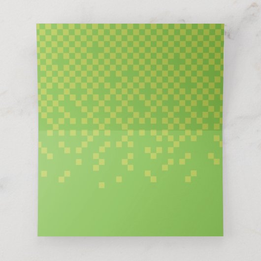 BAR MITZVAH modern gamer control navy neon green Platzkarte (Innenseite Aufgefaltet)