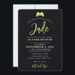 BAR MITZVAH Moderne Gaming-Kontrolle Schwarze Kalk Einladung<br><div class="desc">von kat massard >>> www.simplysweetpaperie.com << Ein super niedliches "Gaming theme" für Ihr Kind MITZVAH Feier. Liebe des Designs, aber möchte einige Änderungen sehen - ein anderes Farbschema, Produkt, ein Foto hinzufügen oder angepasst für einen anderen Anlass - keine Sorgen einfach kontaktieren Sie mich, kat@simplysweetPAPERIE.com - ich bin glücklich, Ihnen...</div>