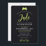 BAR MITZVAH Moderne Gaming-Kontrolle Schwarze Kalk Einladung<br><div class="desc">von kat massard >>> www.simplysweetpaperie.com << Ein super niedliches "Gaming theme" für Ihr Kind MITZVAH Feier. Liebe des Designs, aber möchte einige Änderungen sehen - ein anderes Farbschema, Produkt, ein Foto hinzufügen oder angepasst für einen anderen Anlass - keine Sorgen einfach kontaktieren Sie mich, kat@simplysweetPAPERIE.com - ich bin glücklich, Ihnen...</div>