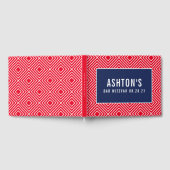 BAR MITZVAH, moderne geometrische Linienführung Gästebuch (Voll)