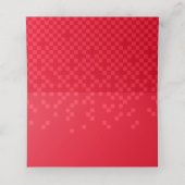 BAR MITZVAH Moderne Kontrolle cool Schwarz Platzkarte (Innenseite Aufgefaltet)