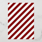 BAR MITZVAH Moderne, stilvolle Kalligraphie-Bordea Folieneinladung (Rückseite)