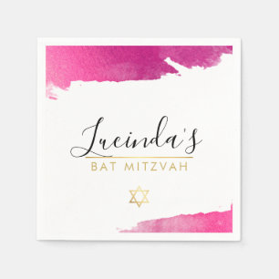 BAR MITZVAH Moderner Luxus goldfarbenes goldfarben Serviette