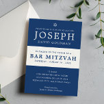 BAR MITZVAH moderner, minimalistischer Marineblau Einladung<br><div class="desc">durch kat massard >>> WWW.SIMPLYSWEETPAPERIE.COM << << CONTACT ME für den benutzerdefinierten Wortlaut oder um irgendwelche Zeilen in hebräischer Liebe das Design hinzuzufügen, aber möchte einige Änderungen sehen - ein anderes Farbschema, Produkt, ein Foto hinzufügen oder angepasst für einen anderen Anlass - keine Sorgen einfach kontaktieren Sie mich - ich...</div>