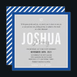BAR MITZVAH Moderner Name Graublau Einladung<br><div class="desc">durch kat massard >>> kat@simplysweetPAPERIE.com << << CONTACT ME für den benutzerdefinierten Wortlaut oder um irgendwelche Zeilen in hebräischer Liebe das Design hinzuzufügen, aber möchte einige Änderungen sehen - ein anderes Farbschema, Produkt, ein Foto hinzufügen oder angepasst für einen anderen Anlass - keine Sorgen einfach kontaktieren Sie mich - ich...</div>
