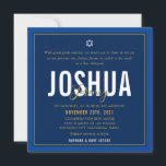 BAR MITZVAH Moderner Name Marinegold Einladung<br><div class="desc">durch kat massard >>> kat@simplysweetPAPERIE.com << << CONTACT ME für den benutzerdefinierten Wortlaut oder um irgendwelche Zeilen in hebräischer Liebe das Design hinzuzufügen, aber möchte einige Änderungen sehen - ein anderes Farbschema, Produkt, ein Foto hinzufügen oder angepasst für einen anderen Anlass - keine Sorgen einfach kontaktieren Sie mich - ich...</div>