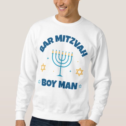 Bar Mitzvah Moderner Star von David Sweatshirt (Vorderseite)