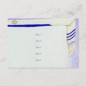 Bar Mitzvah Motifs in Watercolor Empfang Karte (Vorderseite)