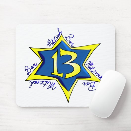 Bar MItzvah Mousepad (Mit Mouse)