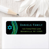 Bar Mitzvah Neon Green Prayer Shawl (Insitu)
