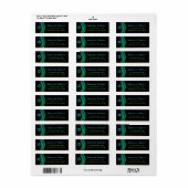 Bar Mitzvah Neon Green Prayer Shawl (Vorne)